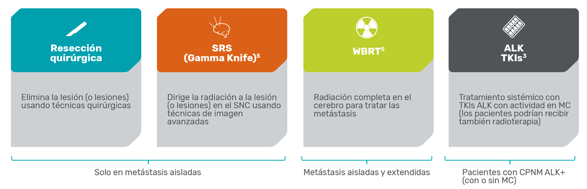Opciones de tratamiento de la metástasis cerebral